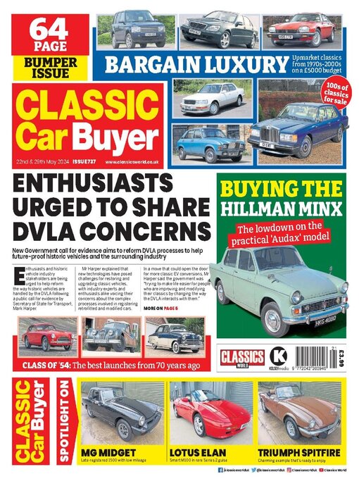 Title details for Classic Car Buyer by Kelsey Publishing Ltd - Available